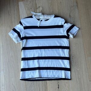 Striped T-Shirt - Black and White